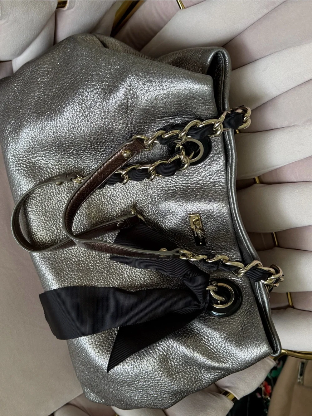 Kate Spade ♠️ Metallic Leather ⭐️THROWBACK⭐️ Shoulder Bag